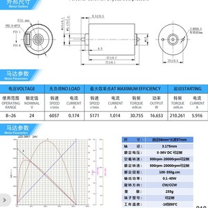 JZD - MOTOR 3657 Brushless Motor 24V DC High Torque PWM <b>Speed</b> <b>Control</b> For Fitness Equipment Lawn Mower Drill - Product Image 3