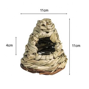 Ami de la faune <span class=keywords><strong>Cabane</strong></span> tissée en herbe naturelle pour hamster - Product Image 2