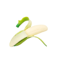 Jouet anti-stress créatif en TPR en forme de banane pour adultes, à étirer et à pétrir, jouet souple à presser pour soulager le stress