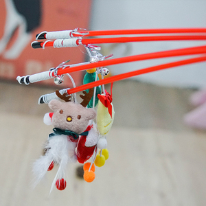 Giocattolo Interattivo per Gatti Personalizzato ed Ecologico in Legno e Piume - Product Image 6