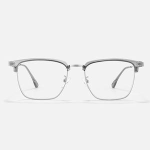 Gafas de metal de media montura Refined Scoundrel para hombre 8047, monturas Danyang con protección contra la luz azul - Product Image 2