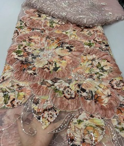 2025 eleganti lacci francesi 5 iarde di paillettes di pizzo francese abiti <span class=keywords><strong>da</strong></span> <span class=keywords><strong>sposa</strong></span> lacci per il matrimonio - Product Image 1