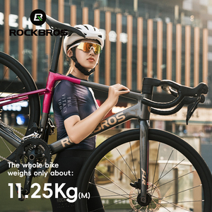 ROCKBROS 20 سرعة 700C دراجة الطريق الرجال النساء خفيفة الوزن ركوب الدراجات الكبار النفط الفرامل المقود الدراجة - Product Image 5