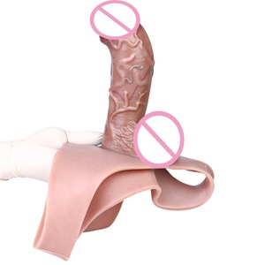 Extensor de Pene de Silicona FAAK, Pantalones Triangulares, Alargador de Pene, Estimulador Sexual para Parejas, Retardante de Eyaculación, Juguetes Sexuales, Funda para Pene - Product Image 4
