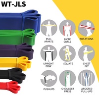 Bandas de Resistencia para Ejercicios de Calistenia, Bandas Elásticas de Látex de Alta Resistencia para Entrenamiento de Fuerza y Estiramiento
