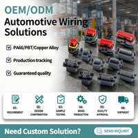 Conector Macho Impermeable IP67 de Nylon para Automoción Jiefond, Arnés de Cables Eléctricos