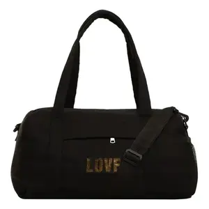 Sac de voyage noir Fana Lina 25 cm, design Love, pour les voyages d'affaires - Product Image 3