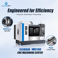 Centre d'usinage vertical CNC VMC1160 avec broche de haute précision pour la fabrication de pièces automobiles et mécaniques