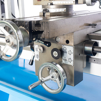 Machine à Tourner Métallique Manuelle Mini Multifonctionnelle HQ800, Outil de Machine à Tourner, Torno Horizontal Mécanique, Équipement de Banc Robuste, Prix