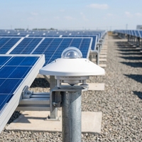 Pyranomètre de classe B RK200-03 ISO9060:2018, capteur d'irradiation solaire de première classe IEC61724-1 pour les centrales photovoltaïques commerciales