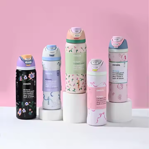 <span class=keywords><strong>Wala</strong></span> Botella de agua deportiva de doble bebida 304 Taza aislada al vacío de acero inoxidable Taza de fruta portátil de gran capacidad - Product Image 1