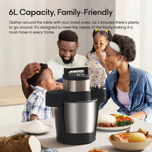 Mixeur portable polyvalent pour usage domestique et hôtelier, idéal pour la préparation de Fufu, le hachage de viande et la cuisson des aliments – Le nouvel appareil de cuisine indispensable - Product Image 2