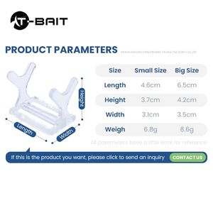 Stand Umpan Pancing Akrilik Transparan untuk Toko, 2 Jenis Stand Umpan Pancing Akrilik - Product Image 4