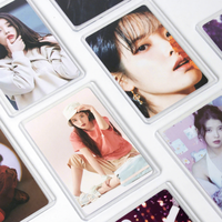 Porte-cartes Premium Personnalisable en PVC Transparent Avancé avec Protection RFID 35pt pour Cartes de Baseball et Cartes d'Identité Modèle 26