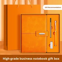 Coffret Cadeau Promotionnel en Cuir PU Écologique A5 pour Entreprises : Thermos, Carnet, Stylo, Bouteille, Impression Numérique – Vente en Gros