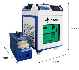 HONGSHENGDA Nouvelle machine de soudage laser à fibre portative refroidie par air 1500W/2000W/3000W, facile à utiliser pour la découpe, le soudage et le nettoyage des joints - Product Image 1