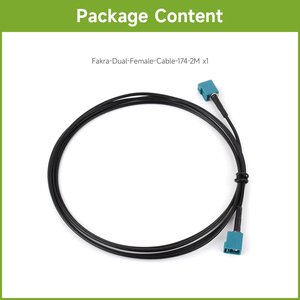 Câble coaxial étanche Fakra double femelle 174-2M Waveshare Fakra Z-Coded compatible avec les caméras GMSL1/2 K578 - Product Image 5
