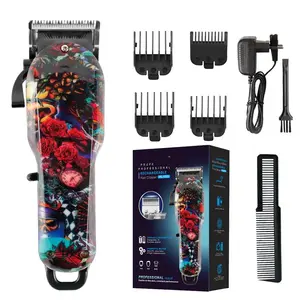 Neue professionelle Haarschneidemaschine beste Haarschneider Barbershop Herren elektrische Rasiererbatterie schnurlose Haarschneidemaschine mit Kamm