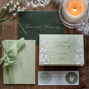 Cartes de vœux romantiques en muguet - Motif floral 3D en relief de qualité supérieure, cartes de bénédiction manuscrites pour offrir en cadeau - Product Image 2