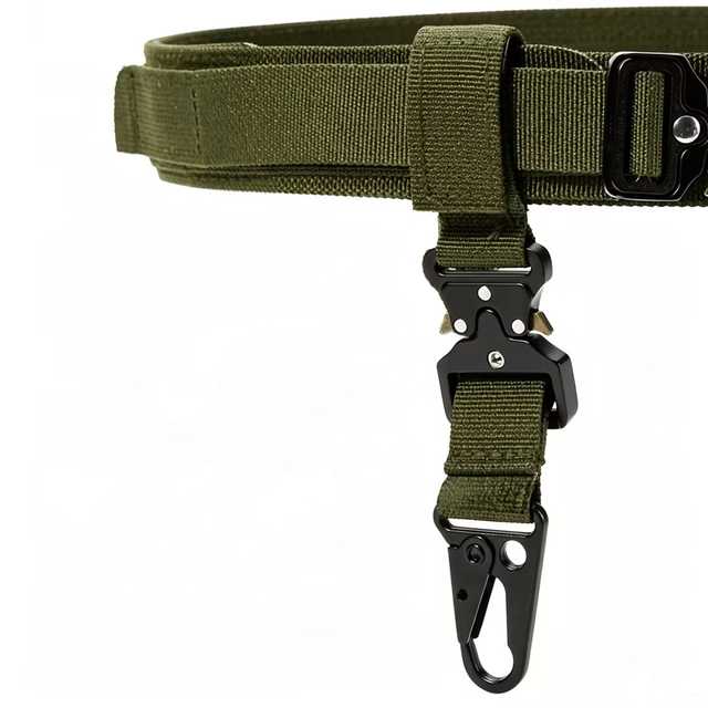 Tactical Quick Release Keychain Clip Heavy Duty Carabiner Hook for EDC/Belt Hook Strap Clip for Camping, Hiking & Outdoor Gear