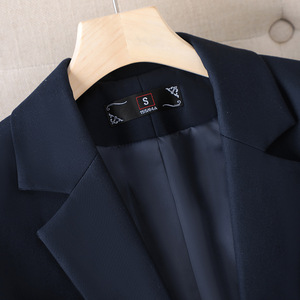 Grey Women's Suit Set Full Sleeve Satin Anti-Wrinkle Formal Business Autumn Elegant - Product Image 5