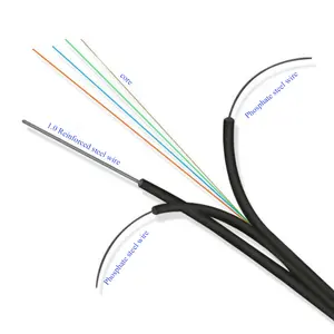 Ftth室内光纤电缆单芯2芯扁平电缆10m 20m 30m 100m Gjyxfch G657 Sc Apc 50 m光纤跳线