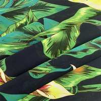 Tissu en polyester 75D imprimé en mousseline de soie, finition douce et chute élégante, vente en gros de matériaux métalliques