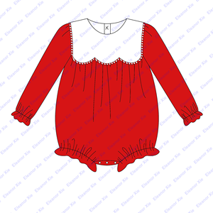 2025 Día de San Valentín algodón rojo niños pequeños conjuntos de ropa de manga larga hermano a juego niños ropa 6-12 AÑOS NIÑOS pantalón conjunto - Product Image 5
