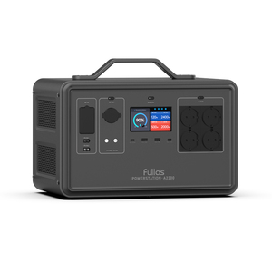Station d'alimentation portable à batterie lithium 2240Wh/2400W avec sortie CC pour le camping et les aventures en plein air - Product Image 1
