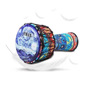 Оптовая продажа высокое качество Djembe Цвет 10-дюймовый Африканский барабан для взрослых