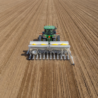 Semoir de précision à aspiration tracté LEROX 8 rangs avec boîte de vitesses, entraînement moteur 110-140 CV, largeur de travail 2400-4200 mm