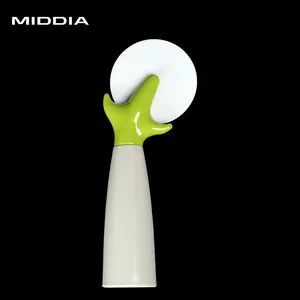 MIDDIAプラスチックハンドル付きセラミックブレードラウンドピザカッターホイールナイフキッチンピザツールクラシックピザホイール