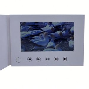 Carte de vœux vidéo numérique personnalisée avec écran LCD IPS de 4,3/5/7 pouces, carte cadeau, brochure de mariage, impression par transfert thermique - Product Image 2