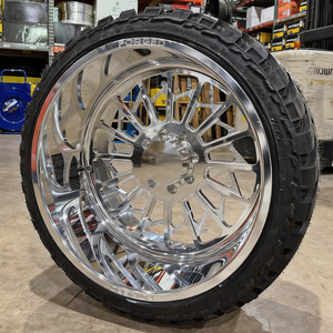 Jantes forgées SHIN pour camion, polies, à déport profond, avec capuchon flottant, 20 22 24 26 28 30 pouces, déport profond de 25 mm, pour RAM1500 2500 <span class=keywords><strong>3500</strong></span> - Product Image 5