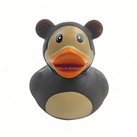 Jouets de bain flottants et couineurs en vinyle, mini banane singe de 2 pouces, avec logo personnalisé, pour la sécurité des bébés, jouets cognitifs unisexes pour la baignoire, vente en gros