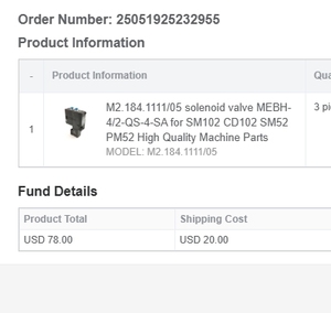 หมายเลขคำสั่งซื้อ: 25051925232955มาประเทศไทย - Product Image 1