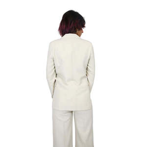 Chaqueta beige para mujer 53538607 Blazer ligero para uso casual - Product Image 3