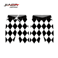 Shorts de bain personnalisés en sublimation, style mode, pour la plage et le surf, vente en gros