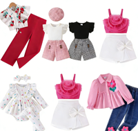 Vêtements d'occasion en palettes pour enfants, vente en gros, Ropa De Bebe Varon 0-12 mois, Nouveaux ensembles de vêtements pour enfants filles 0-12 ans 2025