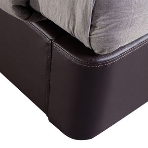 Luxury High Quality Super king Size <b>Bed</b> <b>Frame</b> Solid Wood Soft High Headboard - Product Image 5