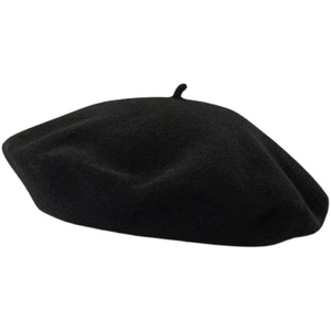 Berretto di lana autunno e inverno Vintage britannico tutto match autunno color caramella pittore ottagonale cappello bella - Product Image 1