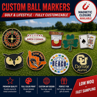 Marqueur de position de golf personnalisé multicolore PRIMUS GOLF, accessoire pour les passionnés de golf, marqueur de balle de golf
