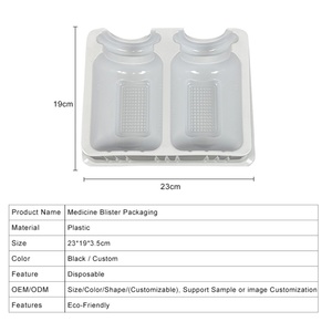 Plateau alvéolé médical en plastique PP, PS, PE, couleur personnalisée, écologique, design tendance, pour médicaments - Vente chaude - Product Image 5