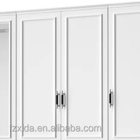 Meubles de chambre à coucher modernes de Style nordique Durable 8 portes 3 tiroirs armoire grand placard pour hôtel chambre salle de sport appartement utilisation