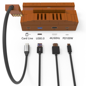 2-in-1 Sạc Dock Cho <span class=keywords><strong>Nintendo</strong></span> Chuyển Đổi Màn Hình Chiếu 4K 60Hz 6 Trò Chơi Thẻ Lưu Trữ Cho Chuyển Đổi - Product Image 5