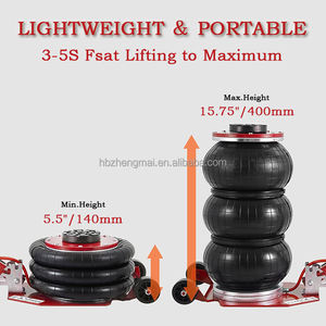 Поставка с завода ZHENG MAI 3/5 тонн автомобильных домкратов, высококачественный и Прочный Пневматический домкрат, простой в использовании и быстрый подъем воздуха - Product Image 5