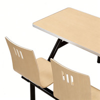 Meubles de restaurant modernes et durables, ensemble table et chaises pour restaurants, hôtels, écoles et ateliers