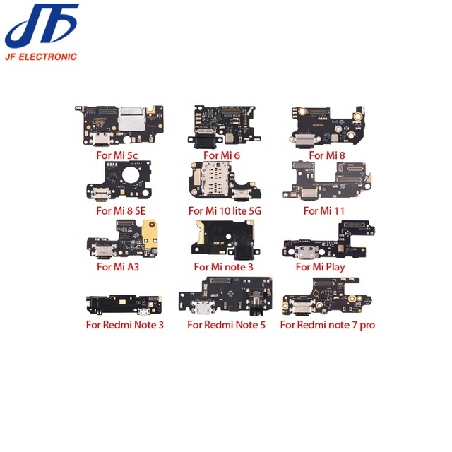 Wholesale Charging Port for Xiaomi Redmi Usb Charger Connector Board Note 2 3 4 5 6 6a 7 8 9 Pro Lite