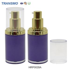 Flacon en plastique de luxe avec pompe pour les soins de la peau du visage, flacon de lotion en plastique, flacon de crème personnalisé, flacon pulvérisateur vide 30 ml - Product Image 2
