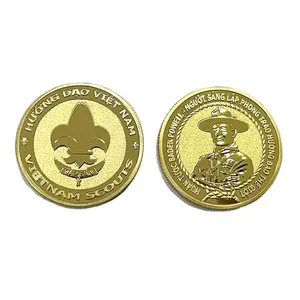 Productos de colección de monedas de oro con logotipo personalizado, colección de monedas de pasatiempo antiguo, venta al por mayor